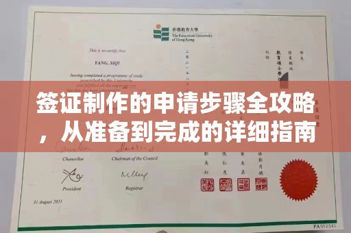 巴州签证制作的申请步骤全攻略，从准备到完成的详细指南